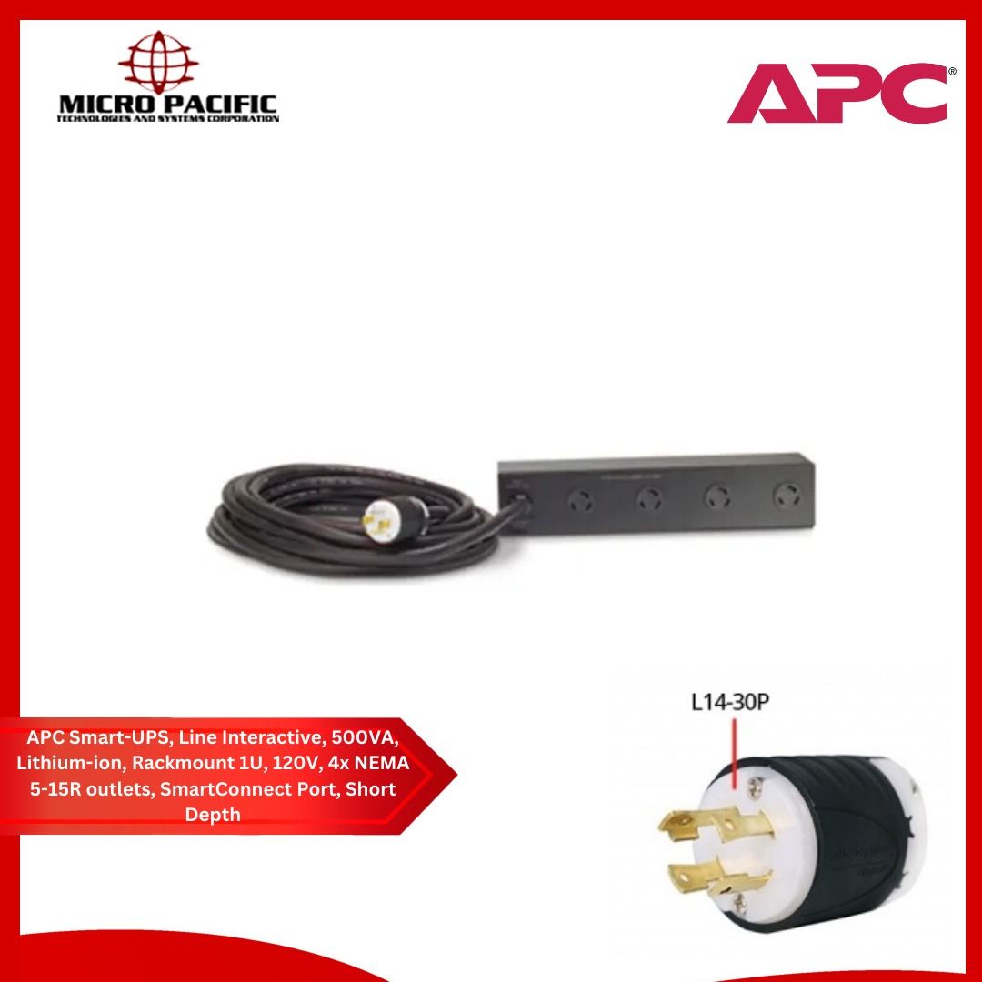 APC AP7583 PDU (Category: Cables & Adaptors) located in Makati City. Submitted by micro_pacific (Listing ID 1217819449, Image 1). Description: Main Input Voltage 120 V 208 V Main Output Voltage 120 V Input Connection Type NEMA L14-30P Number of rack unit 2U Cable length 28 ft (8.53 m) Provided Equipment Installation-guide Rack Mounting brackets Physical Height 3.50 in (8.9 cm) Width 17.20 in (43.7 cm) Depth 3.50 in (8.9 cm) Net Weight 14.02 lbs (