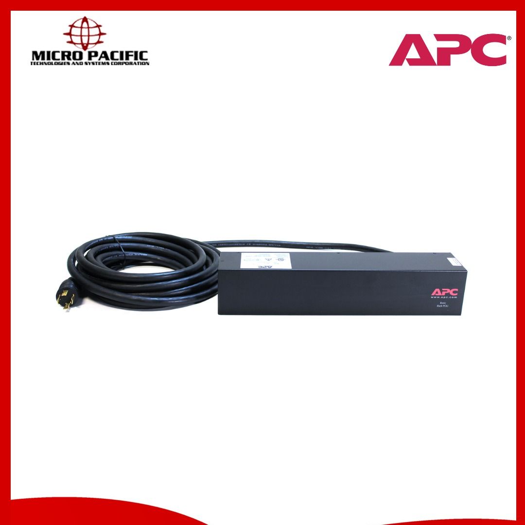 APC AP7583 PDU (Category: Cables & Adaptors) located in Makati City. Submitted by micro_pacific (Listing ID 1217819449, Image 2). Description: Main Input Voltage 120 V 208 V Main Output Voltage 120 V Input Connection Type NEMA L14-30P Number of rack unit 2U Cable length 28 ft (8.53 m) Provided Equipment Installation-guide Rack Mounting brackets Physical Height 3.50 in (8.9 cm) Width 17.20 in (43.7 cm) Depth 3.50 in (8.9 cm) Net Weight 14.02 lbs (