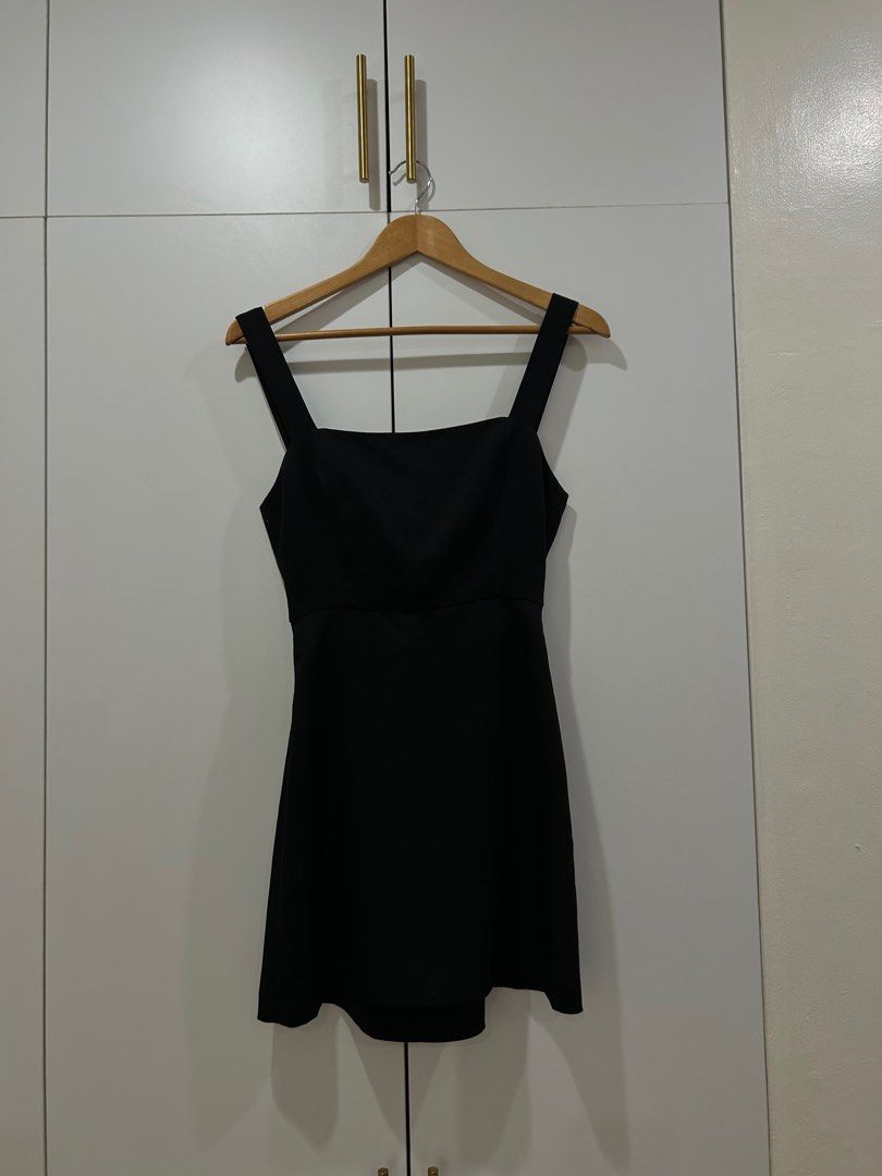 Aritzia Wilfred black mini dress, Women's Fashion, Dresses & Sets, Dresses  on Carousell