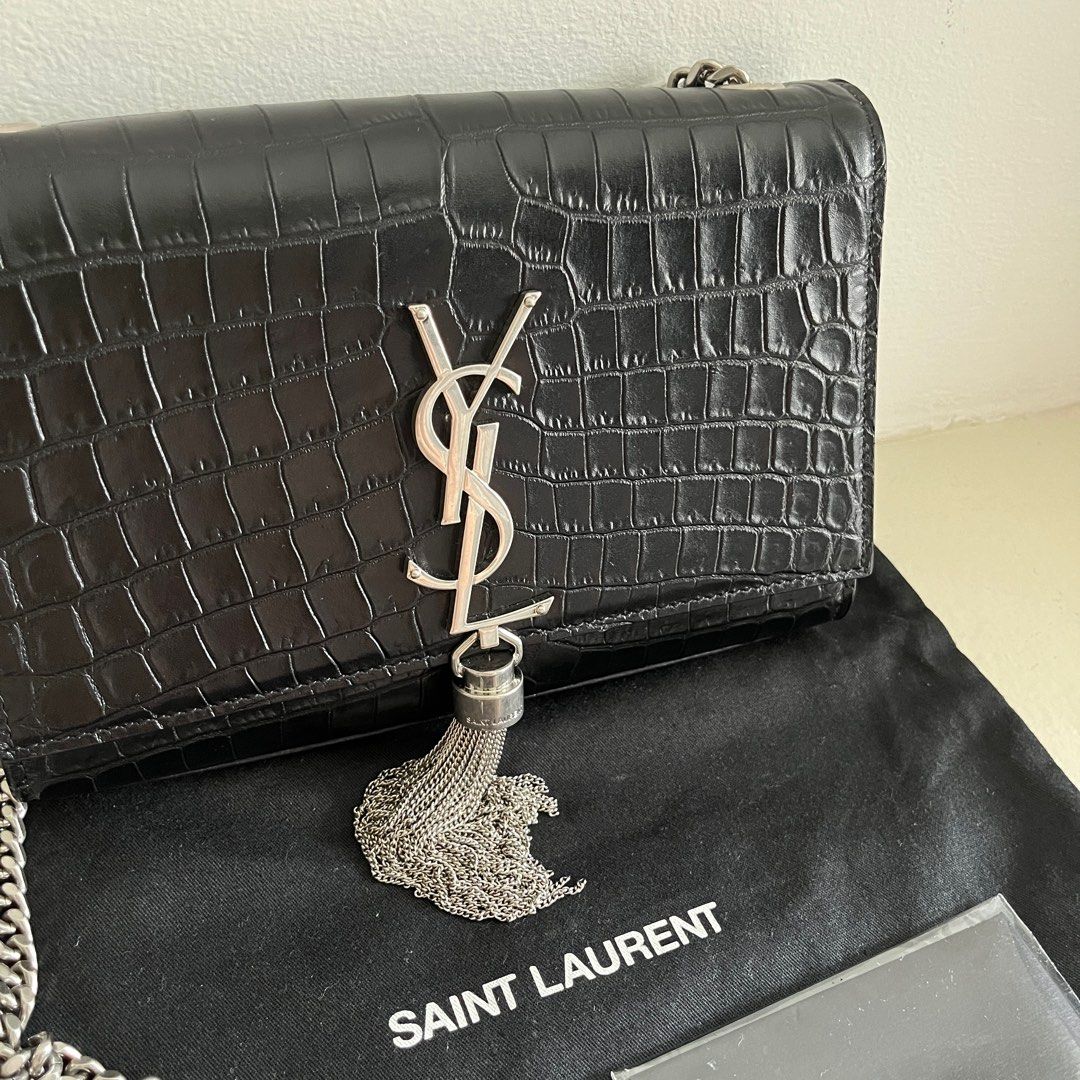 Ysl matte black bag cheap