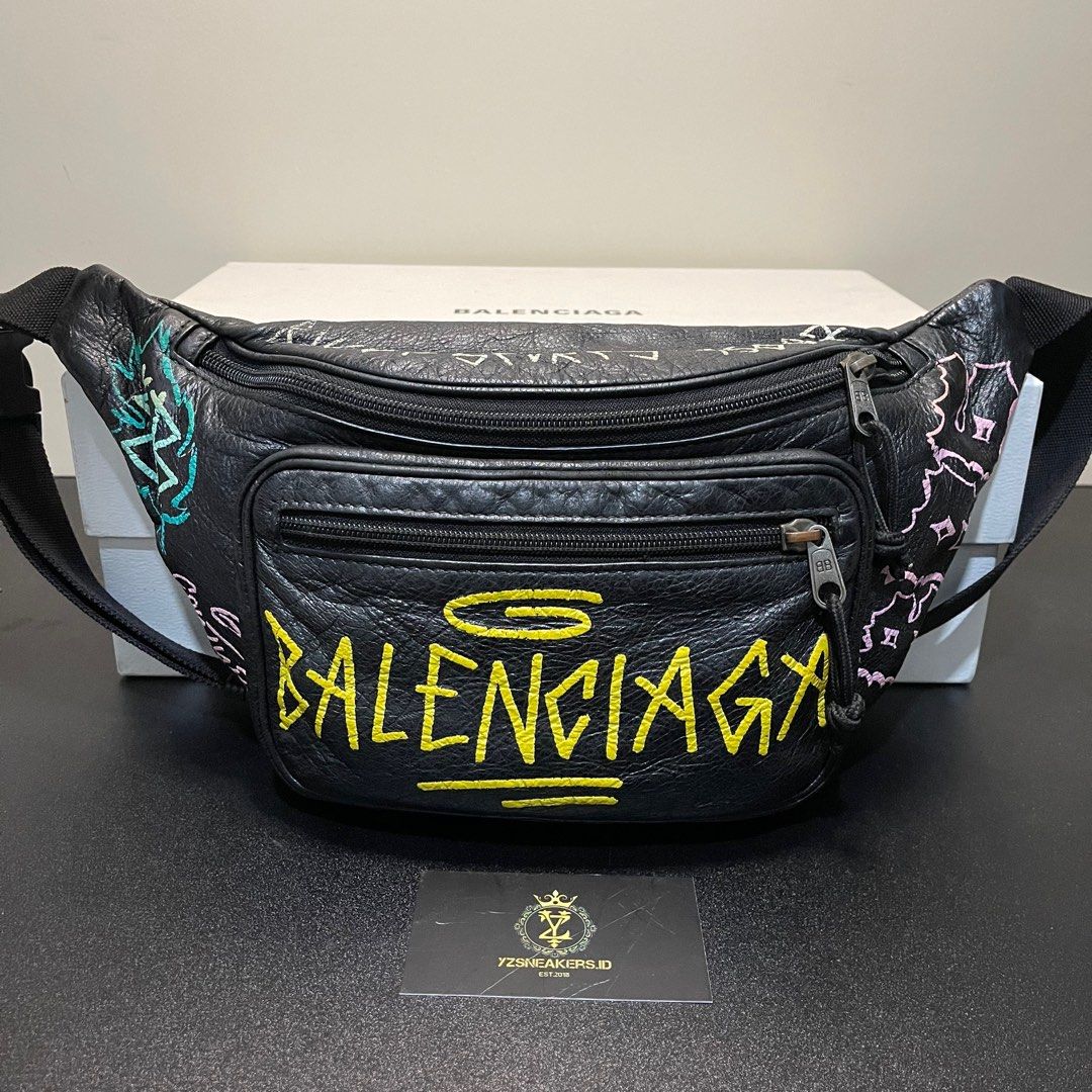 Balenciaga graffiti bumbag