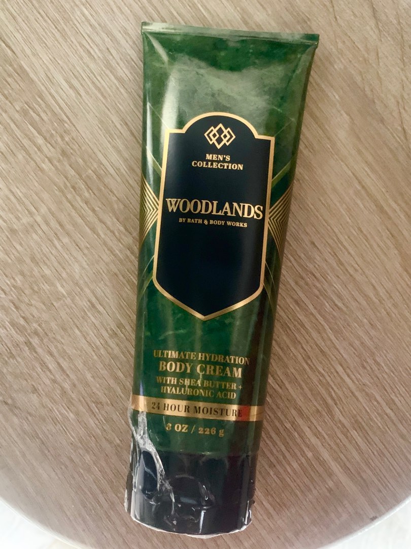 Bath & Body Works Woodlands Hyaluronic Body Cream, Beauty & Personal