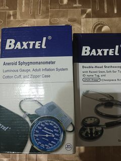 Baxtel Bp apparatus w/box + Baxtel Stethoscope set