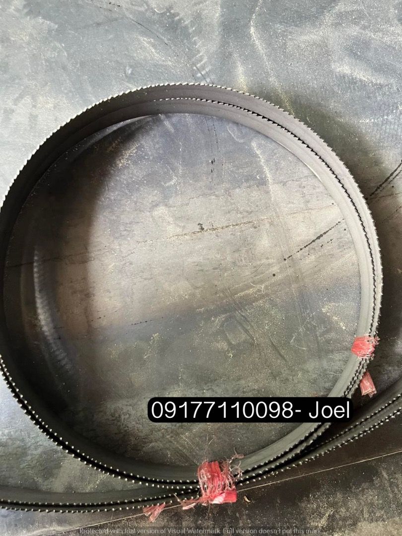 Bi metal bandsaw blade (Category: Industrial Equipment) located in Manila. Submitted by joeyroque09 (Listing ID 1296630192, Image 1). Description: Bi metal bandsaw blade Qty: 5pcs Specs: 3/4x16/10Tx2360mm .
