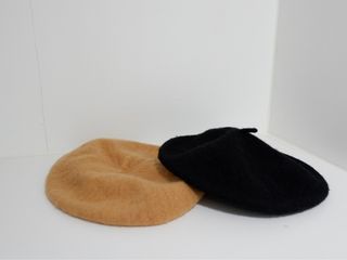 black brown beret