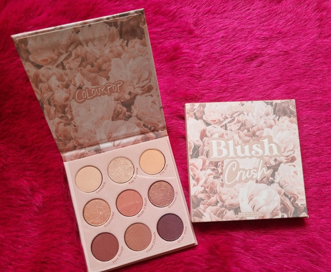 Blush Crush Colourpop eyeshadow (Category: Makeup) located in Quezon City. Submitted by applereinna-50241 (Listing ID 1296643649, Image 1). Description: 100% Authentic Shipped from Australia With Neutral and peachy shades For Wedding or any events you want to look simple and elegant We have sameday delivery via Lalamove and Grab Dm me for inquiries.