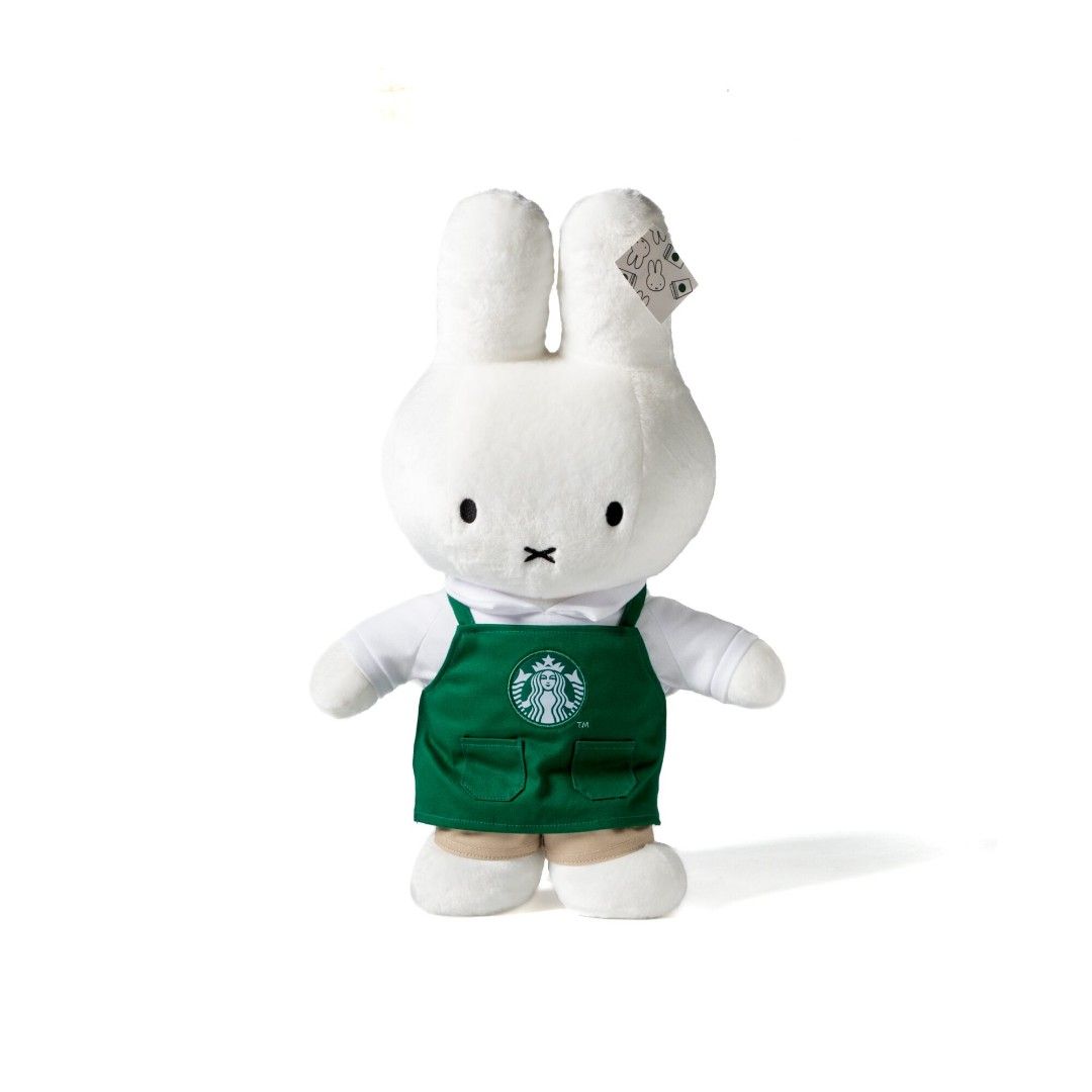 BNIB Miffy Starbucks Barista Plush, Toys & Collectibles, Toys