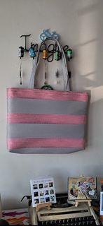 Bohemian Eco Beach Bag (Pink)