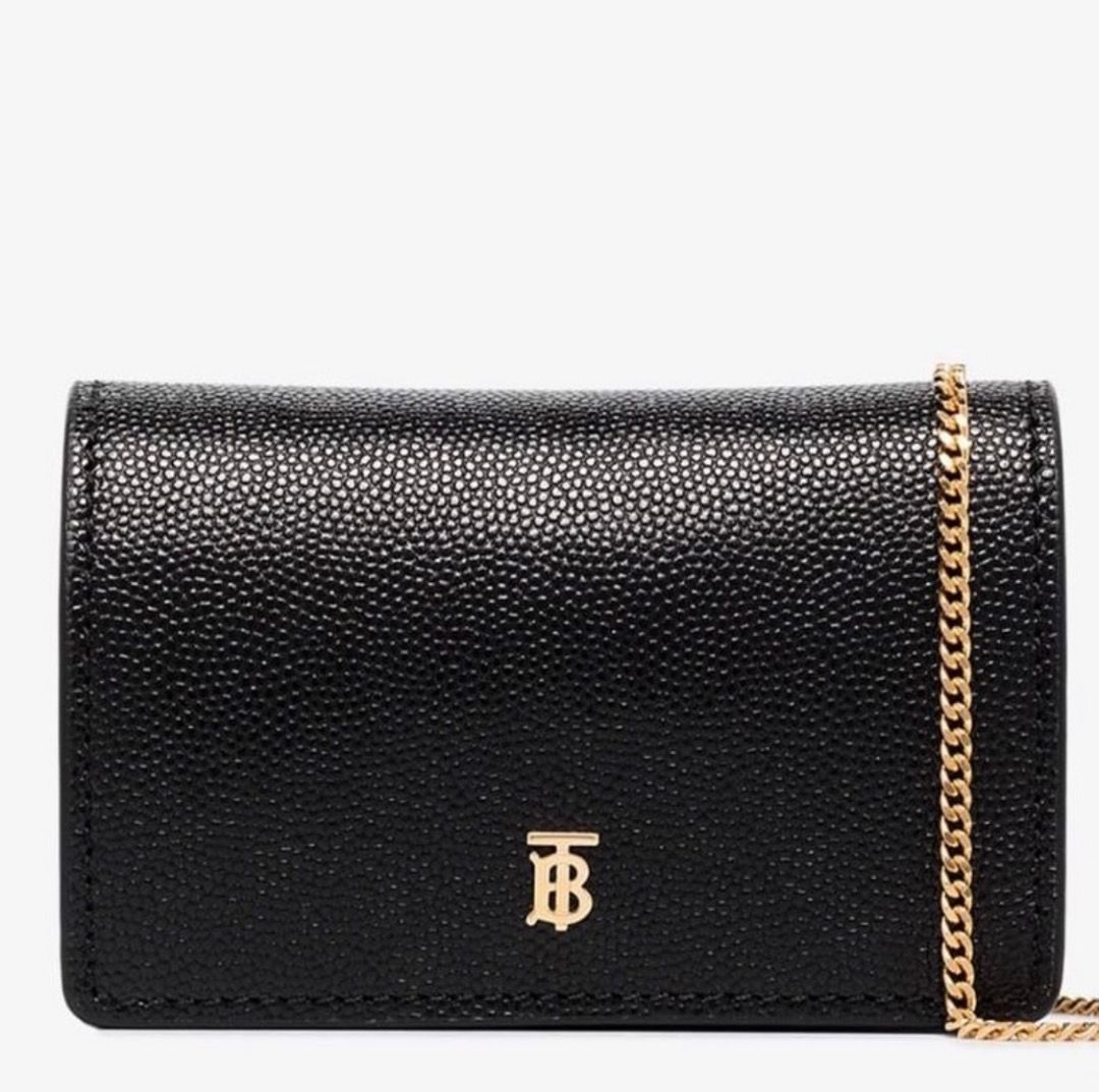 Burberry small wallet on chain clearance