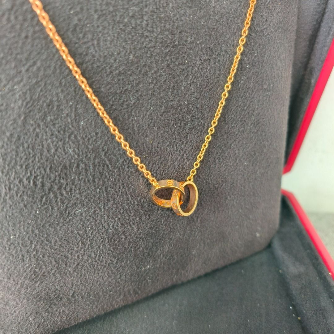 Cartier love knot necklace online