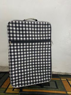 CHECKERED SMALL LUGGAGE