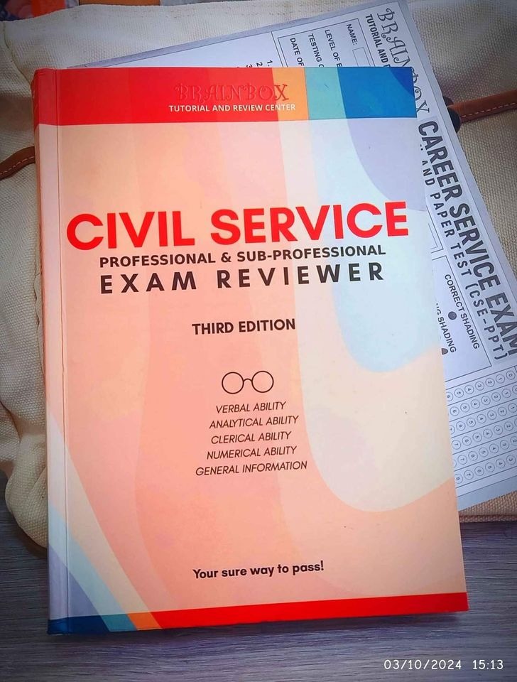 Civil Service Exam Reviewer (MOST NEWEST EDITION 2025