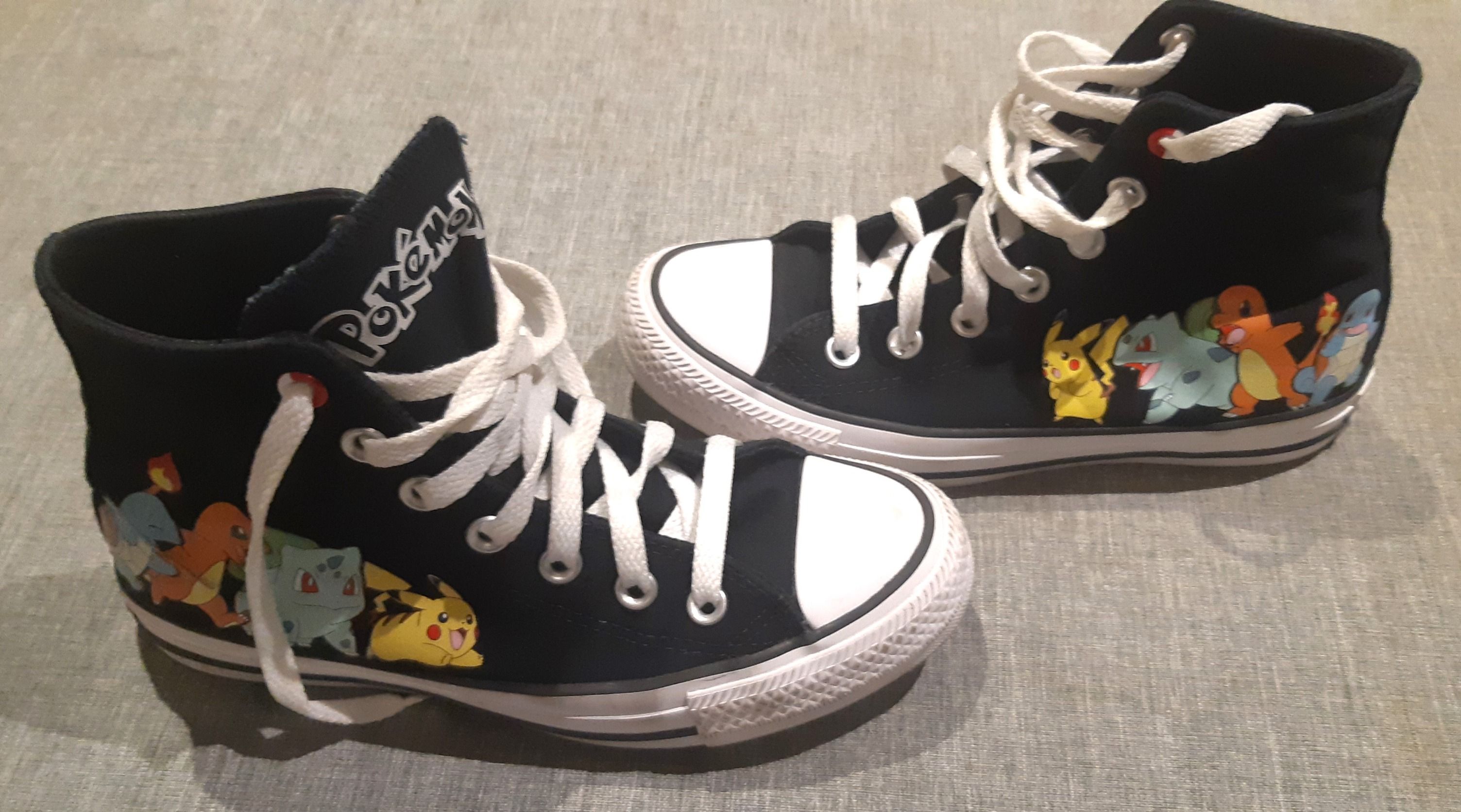 Converse x Pokemon First Partners Chuck Taylor All Star High Top Luxury Sneakers Footwear on Carousell