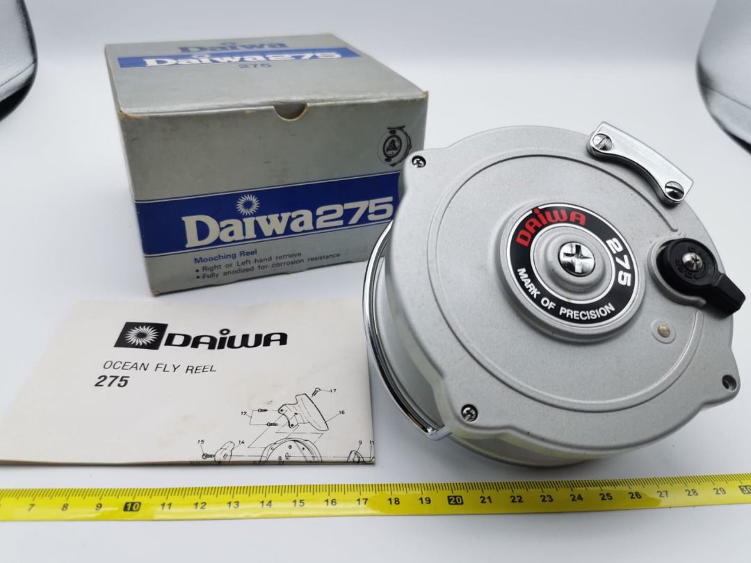daiwa 275 reel Daiwa 275 Ocean Fly reel (vintage), 運動產品, 釣魚- Carousell