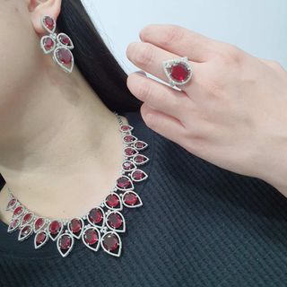 diamond ring earring necklace Tw276-33 14k 59.40g 60.47tcw-nano 3.92tcw-dia COD METRO MANILA