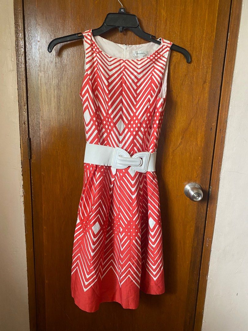 Dressbarn Pink Pattern Sunday Dress Women s Fashion Dresses Sets Dresses on Carousell