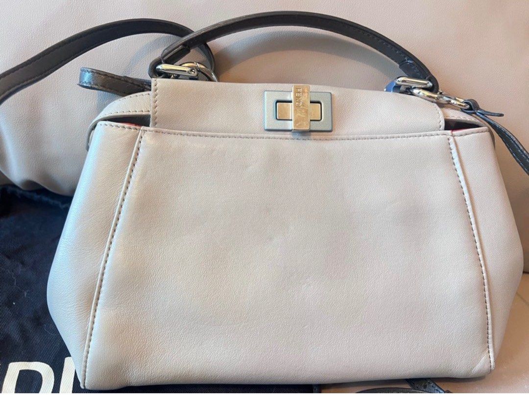Fendi Peekaboo Bag (Category: Luxury Bags & Wallets) located in Mandaluyong City. Submitted by shoppers780 (Listing ID 1296586218, Image 3). Description: Authentic Fendi Peekaboo mini bag With dustbag Expect signs of use.