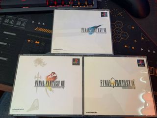 Final Fantasy 7, 8 & 9 PS1 Discs
