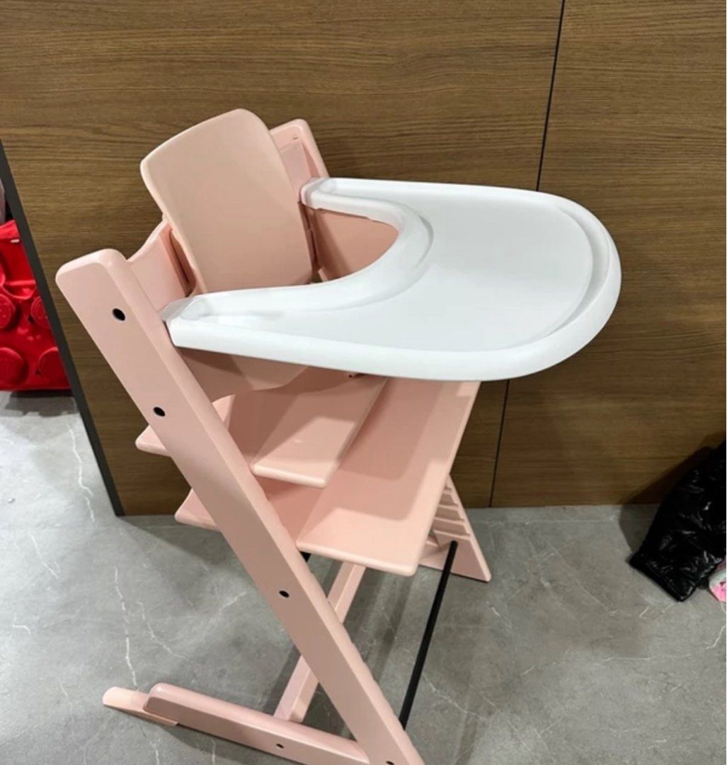 Stokke Tripp Trapp Cushion Pink Tweed Pink Ikea Tripp Trapp