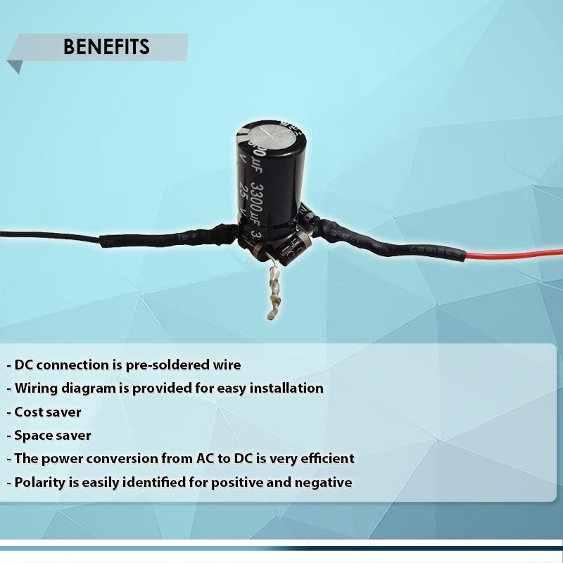 FULLWAVE BRIDGE RECTIFIER AC to DC CONVERSION, 1N5408 1000V 3A with 3300UF CAPACITOR (Category: Electrical, Adaptors & Sockets) located in Quezon City. Submitted by besteinpc (Listing ID 1296428620, Image 3). Description: FULLWAVE BRIDGE RECTIFIER AC to DC CONVERSION, 1N5408 1000V 3A with 3300UF CAPACITOR FEATURES: a. Rectifier Diode 👉Description: 4pcs Rectifier Diode 👉Model: 1N5408 👉Voltage-Rated: 1000V 👉Current Rating: 3A 👉Color: Black 👉P
