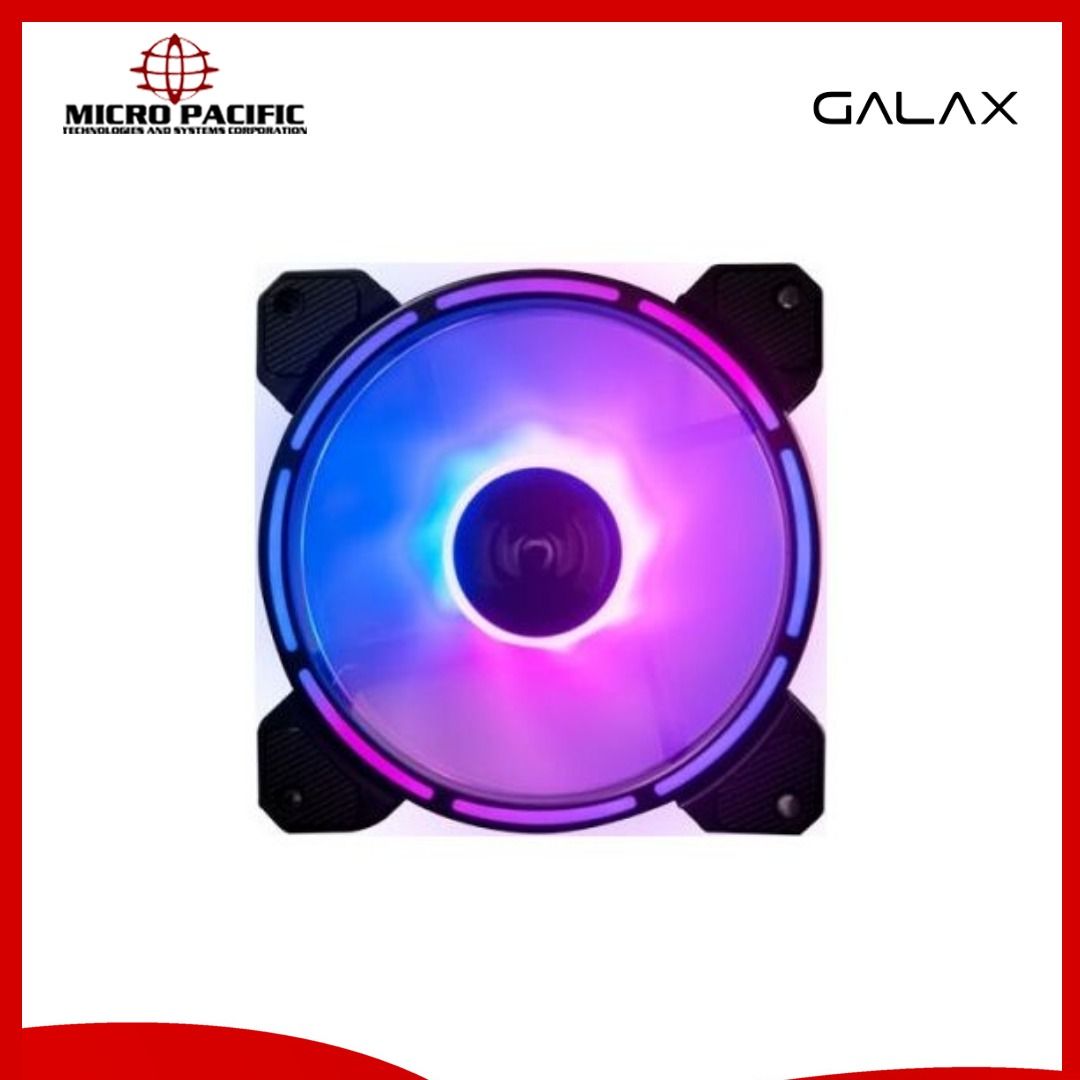 Galax Vortex Wind-01 Casing FAN 120mm (Category: Computer Parts) located in Makati City. Submitted by micro_pacific (Listing ID 1211229069, Image 2). Description: GALAX Casing Fan (VW-01) 120x120x25mm / ARGB GALAX Vortex Wind 01 Fan, it is a hydraulic bearing silent fan allowing for a quiet operation during use with a noise level of approx. 25dB(A), it comes with 5V Addressable 3pin Header and the fan is powered by a regular 3pin connector. -COOL