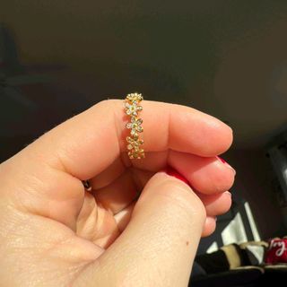 Gold Pandora daisy ring