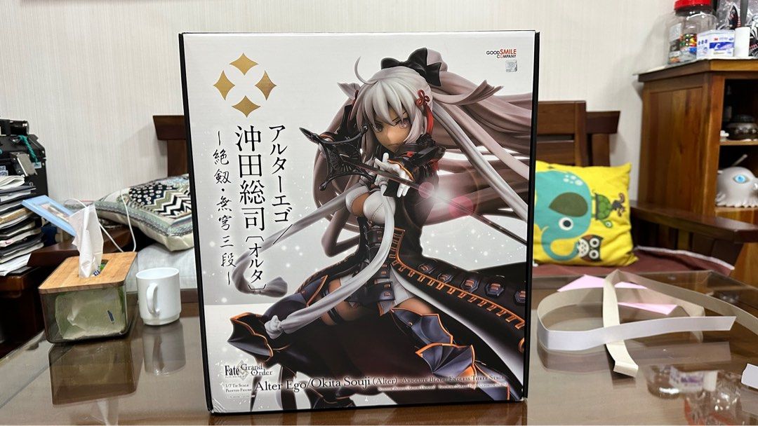 GSC Fate FGO Alter Ego 沖田總司絕劍無穹三段PVC公仔, 書籍、休閒與 