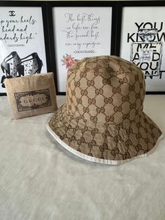 Gucci Stirrup Print Reversible Hat