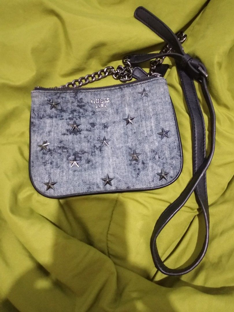 Guess bradyn crossbody denim