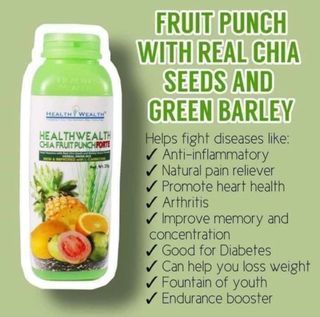 HealthWealth Green Barley Fruit Punch