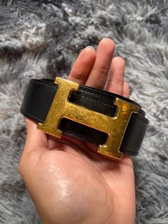 Hermes reversible leather belt