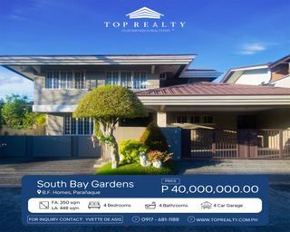 House and Lot for Sale in BF Homes, Parañaque City at South Bay Gardens
