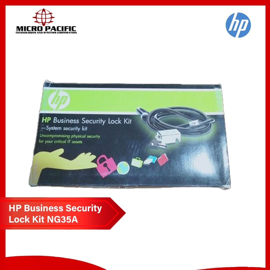 HP Business Security Lock Kit NG35A, Computers & Tech, Parts ...
