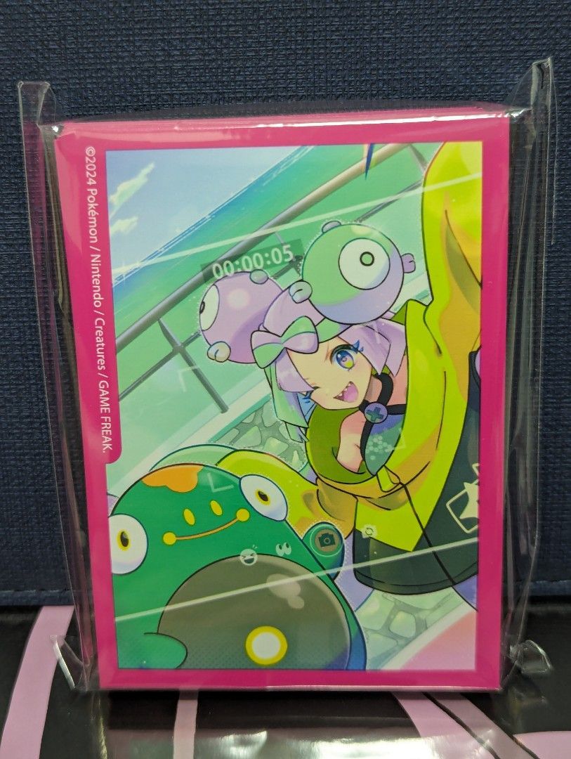 Iono Card Sleeves from Iono Premium Tournament Collection, Hobbies & Toys,  Memorabilia & Collectibles, Fan Merchandise on Carousell