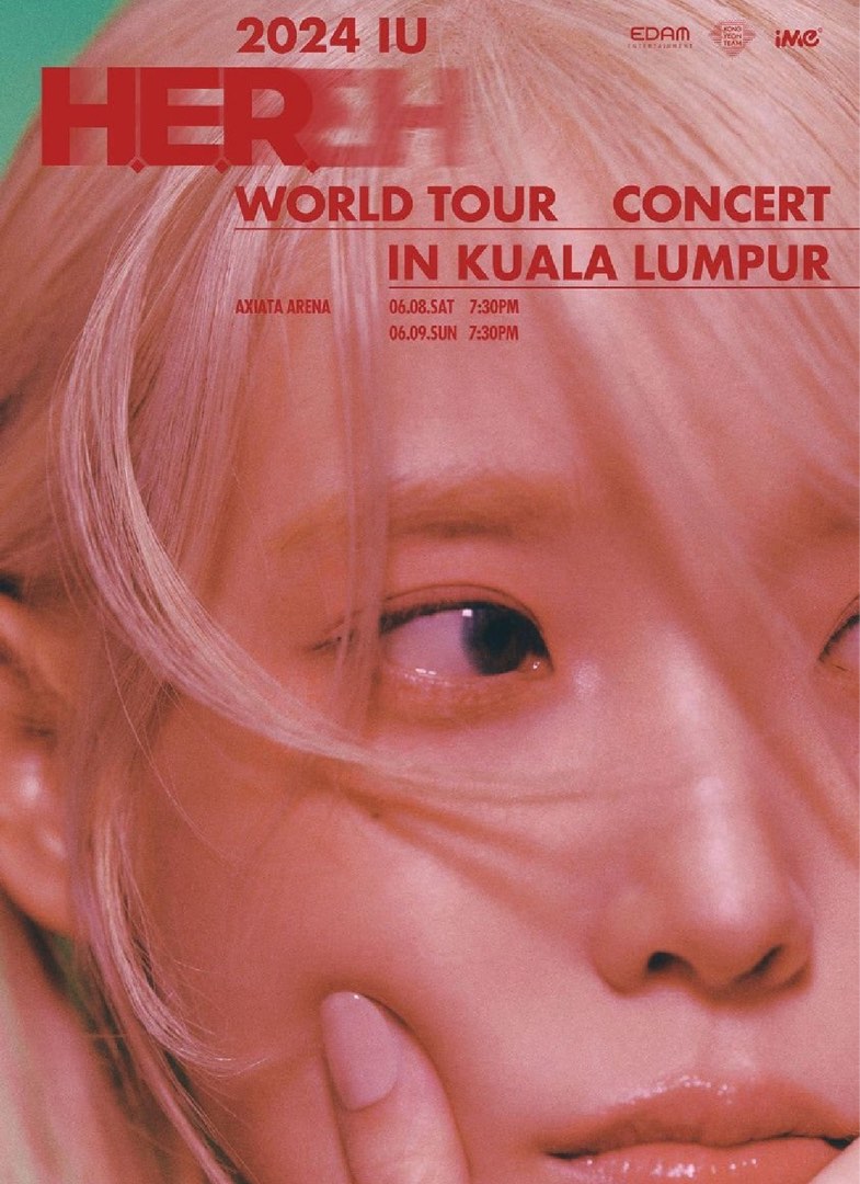 IU Concert Malaysia Tour Ticket PS1 [09 June 2024 SUNDAY], Tickets