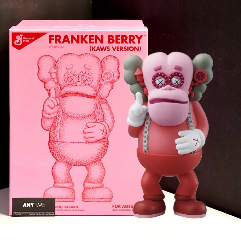 Kaws Version Frute Brute、Franken Berry、Count Chocula & Boo Berry