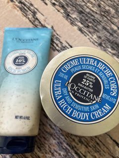 L’ Occitane Body Cream & Scrub