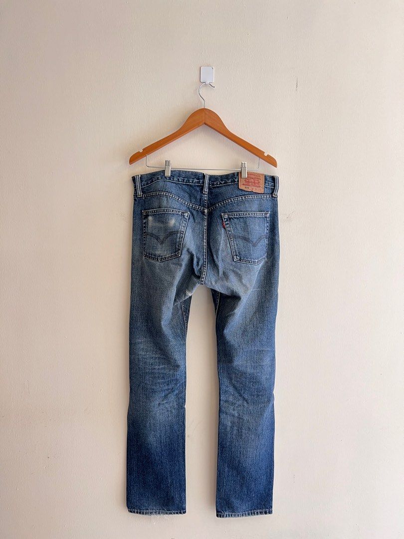 Levis 532 Light Blue Jean Altered Slim Straight Size 36