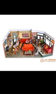 LIL' HAVEN New York Cafe (Central Perk) DIY Dollhouse Kit