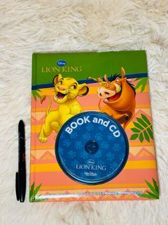 LION KING BOOK AND CD PADDED