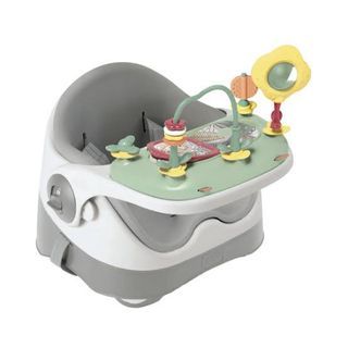 Mamas and Papas Baby Bud Booster Seat with activity tray| Pebble Gray