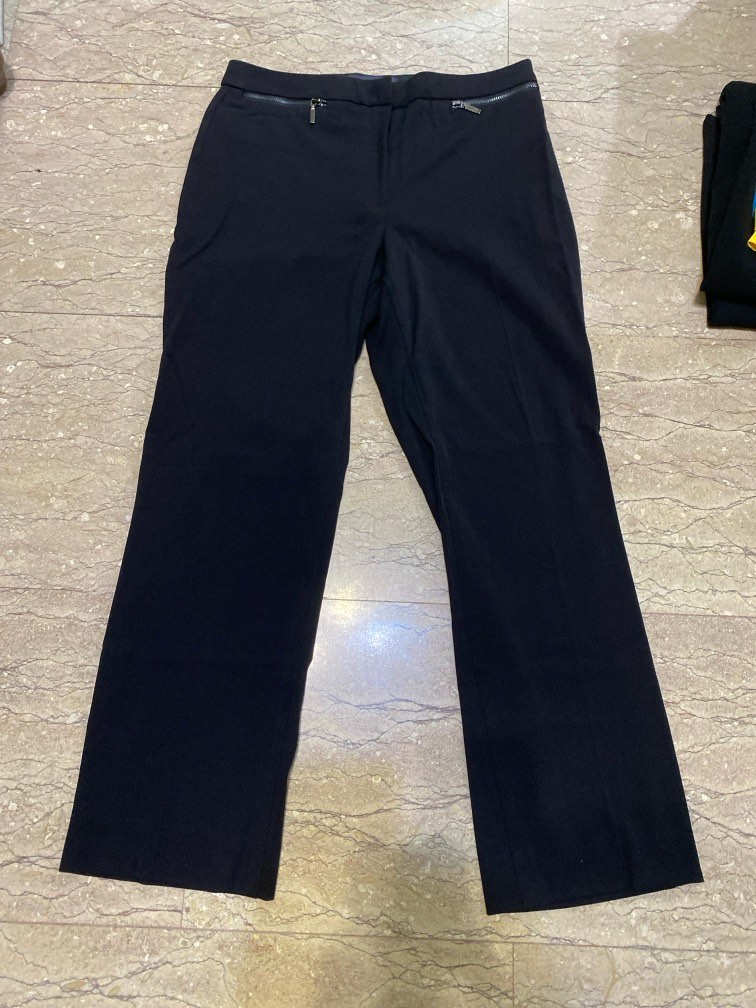 Marks and spencer black trousers ladies online