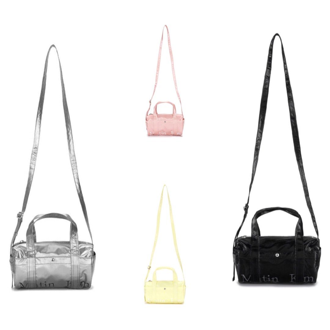 【Matin Kim】韓国人気★GLOSSY LOGO SPORTY MINI DUFFEL BAG 24SS○MATIN KIM○GLOSSY LOGO SPORTY MINI DUFFEL BAG ミニ