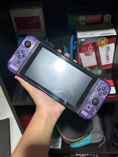Nintendo Switch V1 with games and sd card
