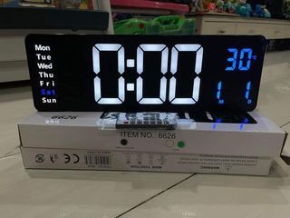 Nordic Digital Led Clock
