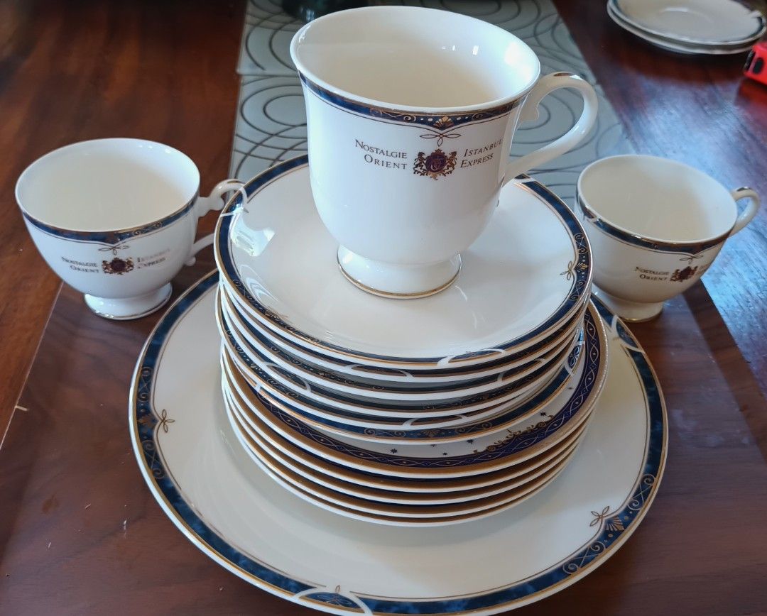 Nostalgie Istanbul Orient Express (Category: Dinnerware & Cutlery) located in Polangui. Submitted by cornerbags_shoes (Listing ID 1296719108, Image 2). Description: set of 15 pcs branded by Nostalgie.