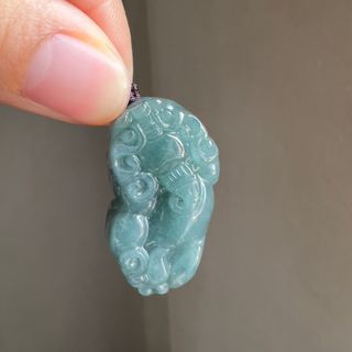 Piyao Pixiu Blue Water Jade Pendant