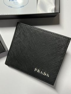 Prada Saffiano Leather Bi-Fold Wallet | Pradasphere