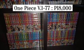 Preloved Manga Set - One Piece Volumes 1 to 77