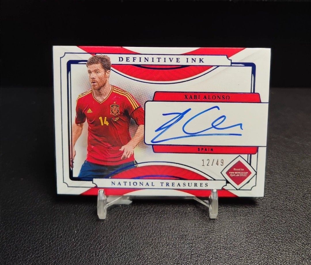 49 XABI ALONSO サイン入りカード 2024 panini シャビ・アロンソ 直